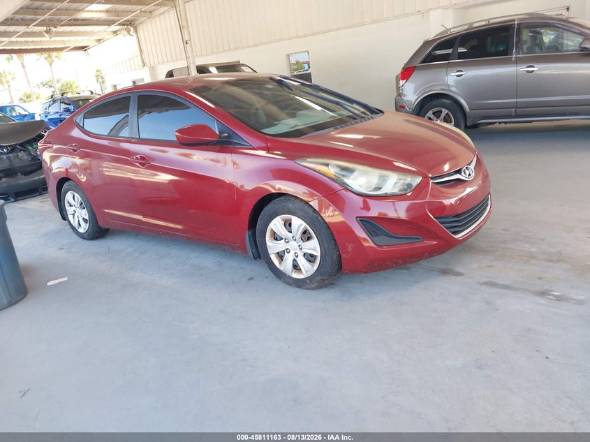 2016 HYUNDAI ELANTRA auction photo 1