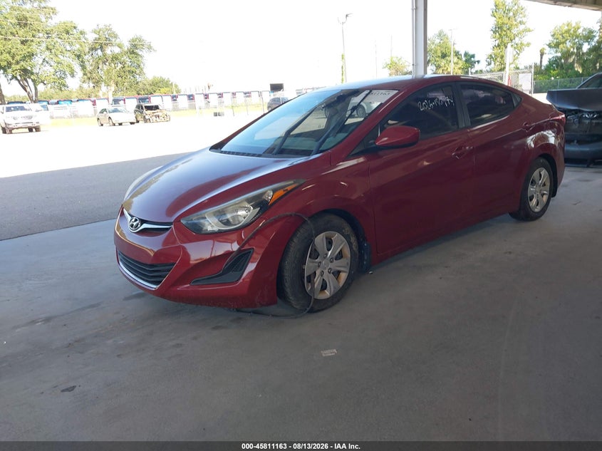 2016 HYUNDAI ELANTRA auction photo 2