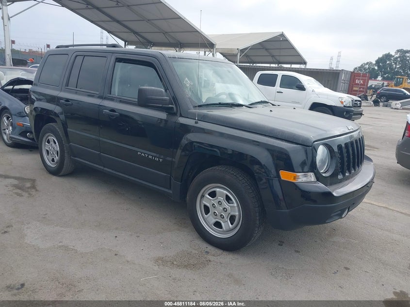 Vin: 1c4njpbb5gd808163, lot: 46310030, jeep patriot sport 2016 img_1
