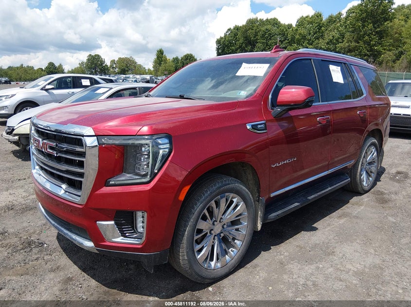 Vin: 1gks2bkd0mr128341, lot: 46310038, gmc yukon 4wd slt 20212