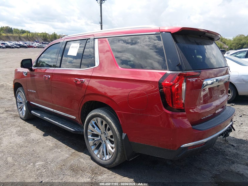 Vin: 1gks2bkd0mr128341, lot: 46310038, gmc yukon 4wd slt 20213