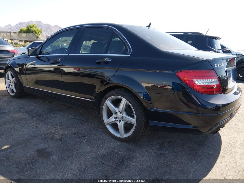Vin: wddgf4hb2ea952760, lot: 46310047, mercedes-benz c 250 luxury 20143
