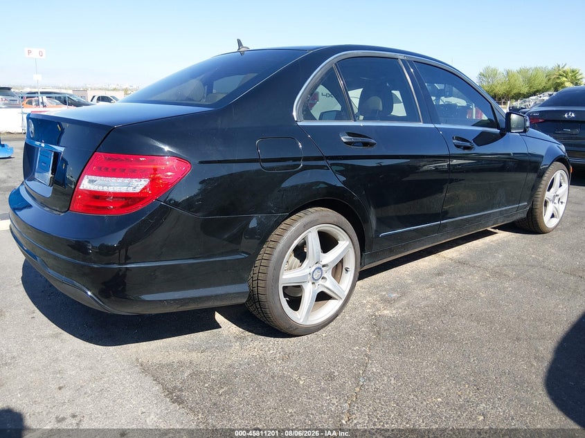 Vin: wddgf4hb2ea952760, lot: 46310047, mercedes-benz c 250 luxury 20144