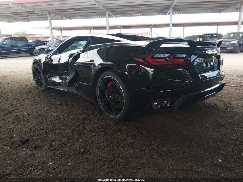 Vin: 1g1yc3d41p5102180, lot: 46310050, chevrolet corvette stingray rwd  3lt 20233