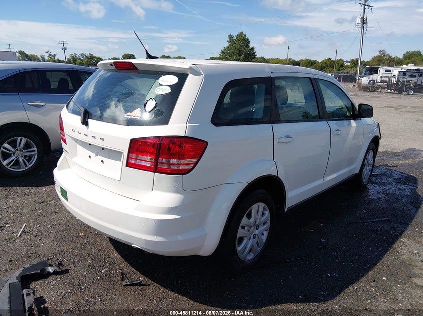 Vin: 3c4pdcab3et101273, lot: 46310060, dodge journey american value pkg 20144