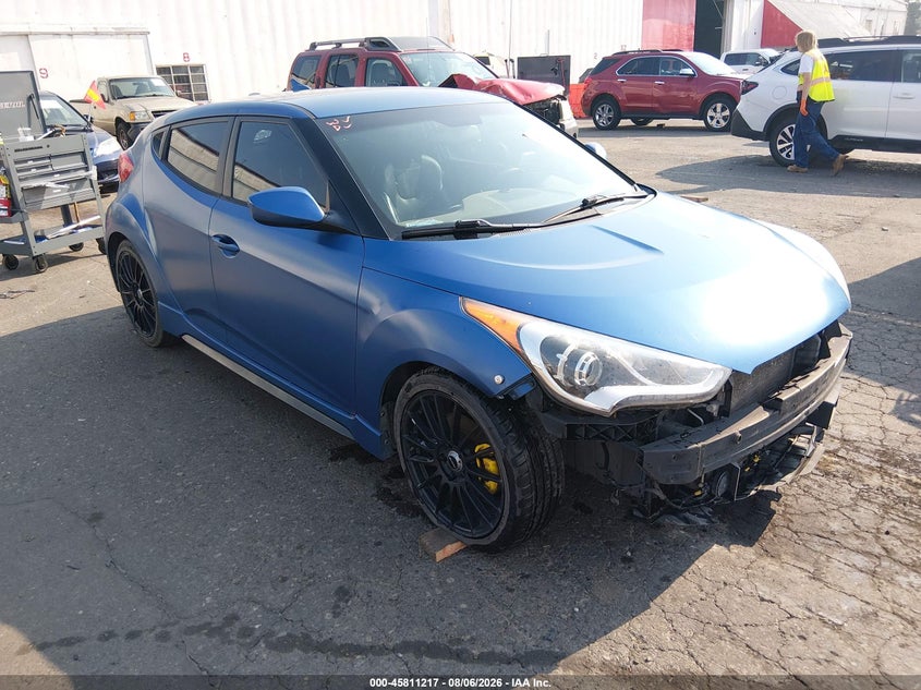 Vin: kmhtc6ae5gu252455, lot: 46310063, hyundai veloster turbo rally edition 2016 img_1
