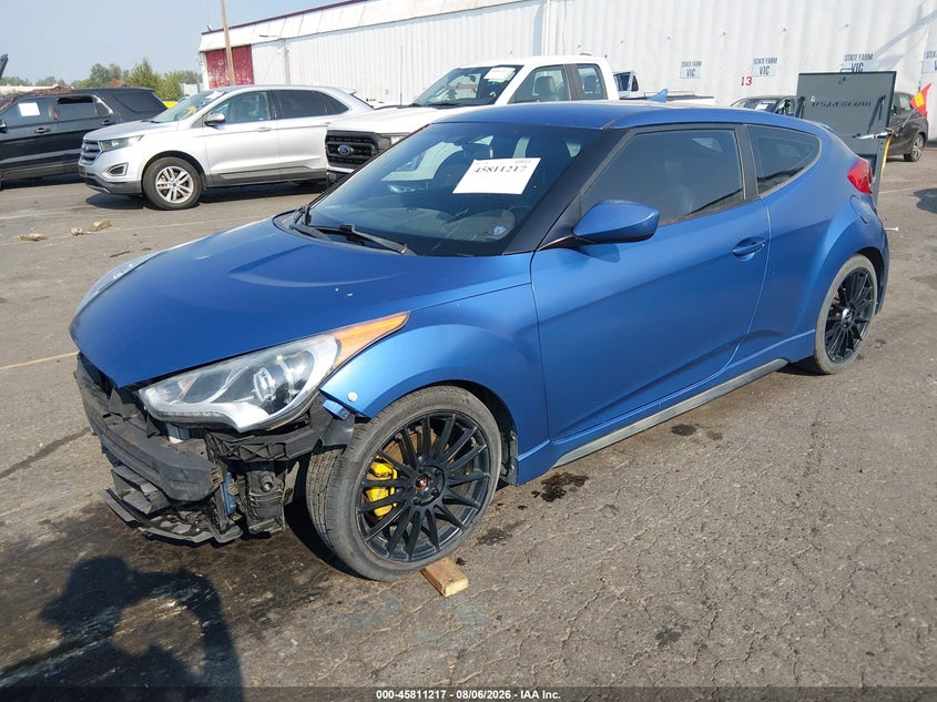Vin: kmhtc6ae5gu252455, lot: 46310063, hyundai veloster turbo rally edition 20162