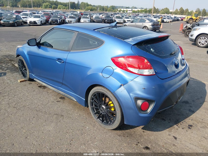 Vin: kmhtc6ae5gu252455, lot: 46310063, hyundai veloster turbo rally edition 20163