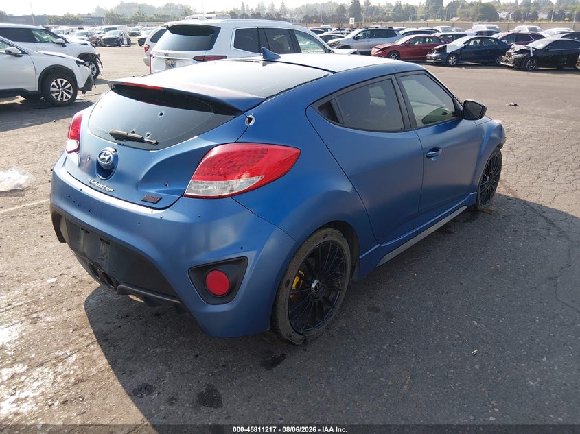Vin: kmhtc6ae5gu252455, lot: 46310063, hyundai veloster turbo rally edition 20164