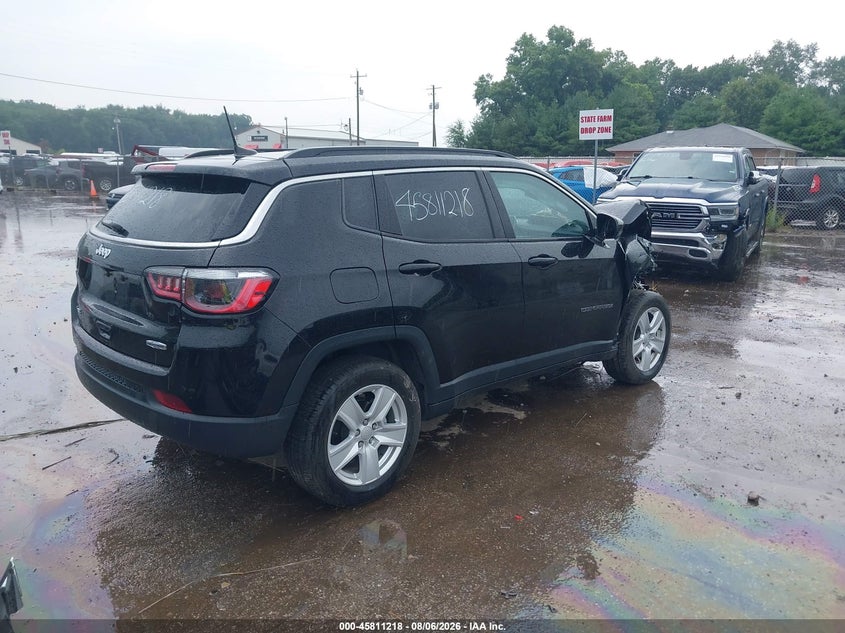 Vin: 3c4njdbb1nt125222, lot: 46310064, jeep compass latitude 4x4 20224