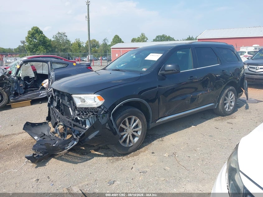 Vin: 1c4rdjag9hc681184, lot: 46310138, dodge durango sxt awd 20172