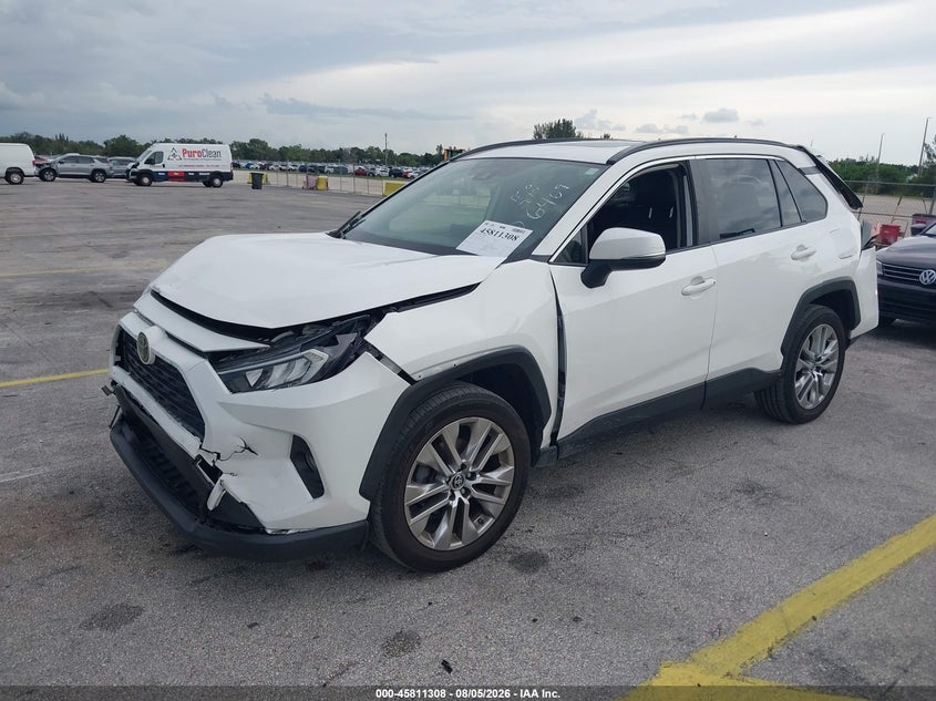 Vin: jtmc1rfv4kd516469, lot: 46310154, toyota rav4 xle premium 20192