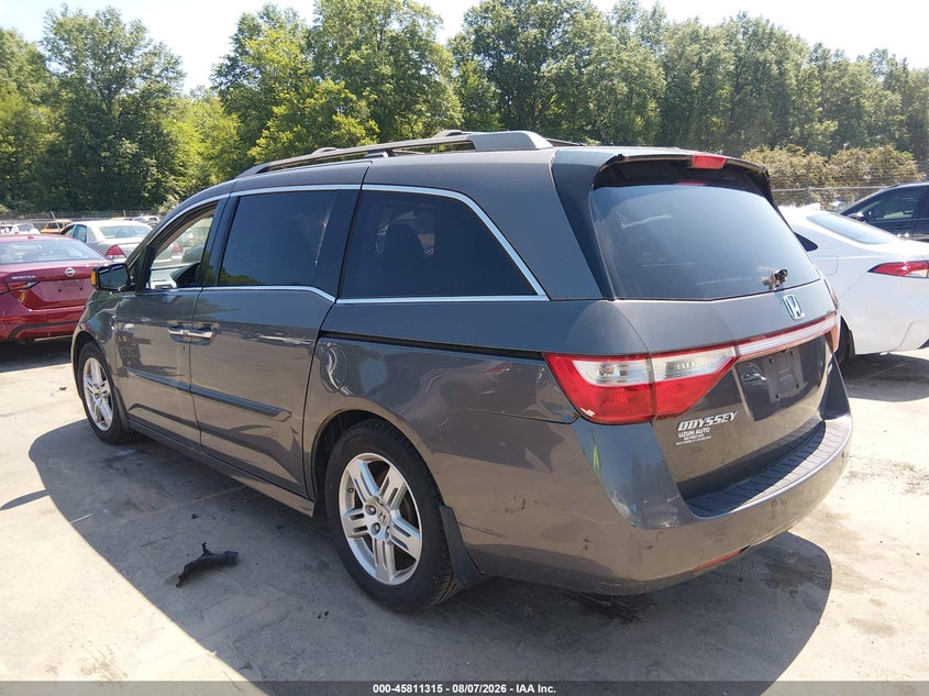 Vin: 5fnrl5h96cb014103, lot: 46310161, honda odyssey touring/touring elite 20123