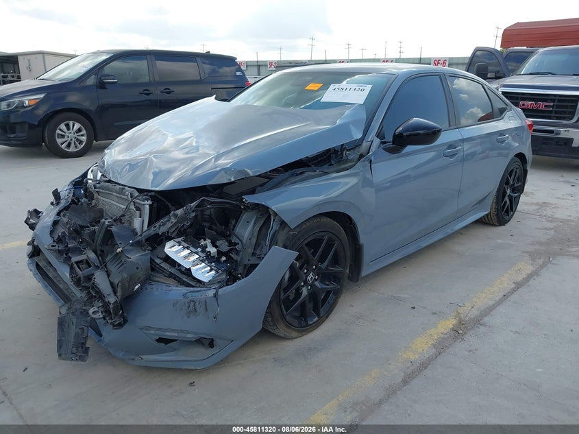 Vin: 2hgfe2f56ph529132, lot: 46310166, honda civic sport 20232