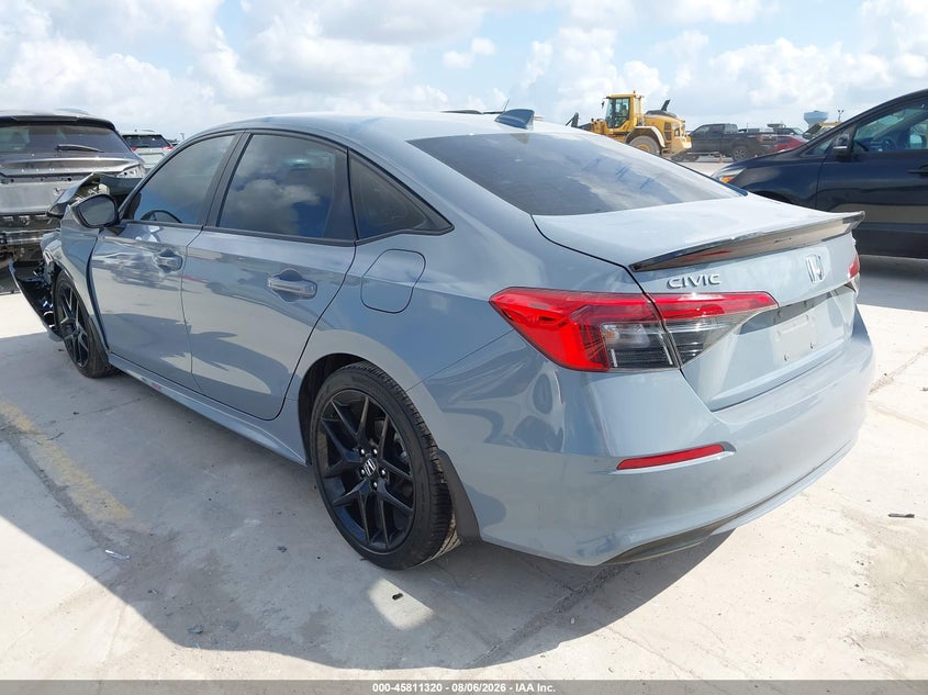 Vin: 2hgfe2f56ph529132, lot: 46310166, honda civic sport 20233