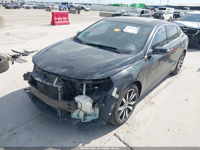 Vin: 1g1ze5st1gf190663, lot: 46310170, chevrolet malibu 1lt 20162