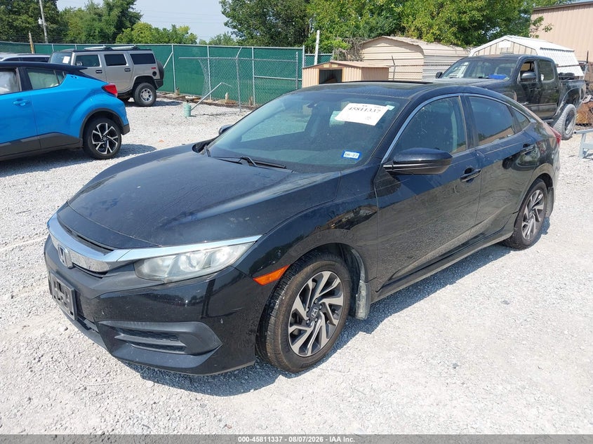 Vin: 19xfc2f74he049318, lot: 46310183, honda civic ex 20172