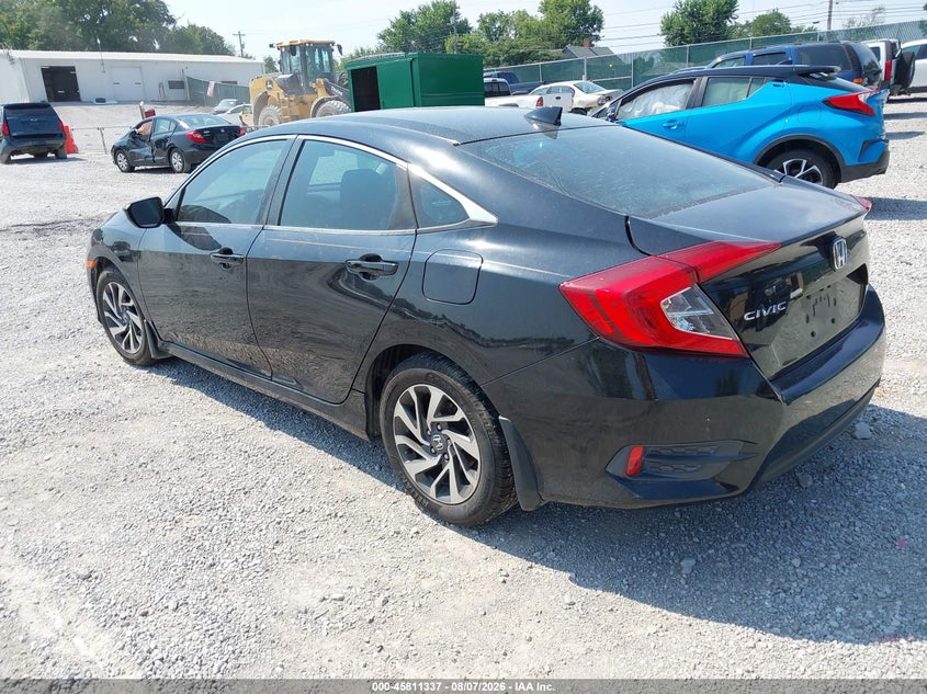 Vin: 19xfc2f74he049318, lot: 46310183, honda civic ex 20173