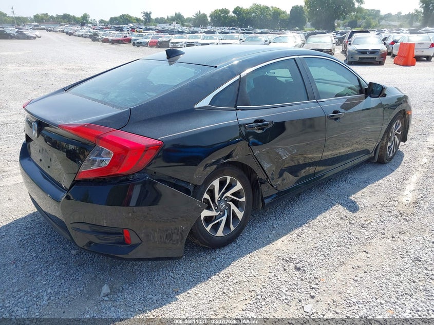 Vin: 19xfc2f74he049318, lot: 46310183, honda civic ex 20174