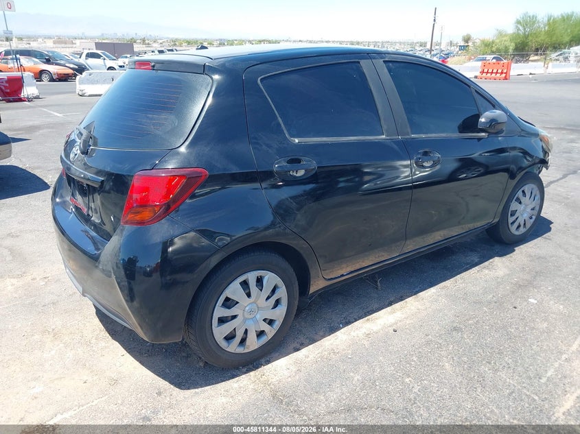Vin: vnkktud33fa030633, lot: 46310190, toyota yaris l 20154