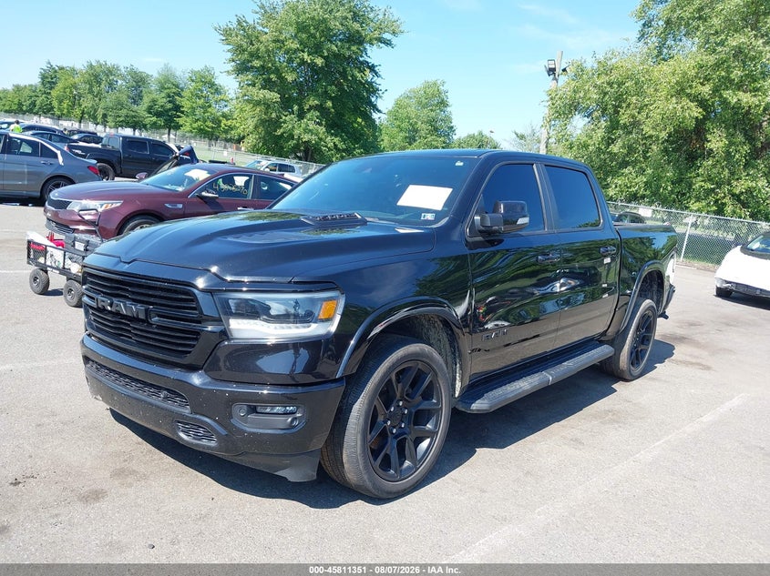 Vin: 1c6srfjt7nn285906, lot: 46310197, ram 1500 laramie  4x4 5'7 box 20222