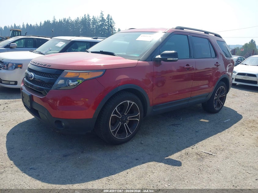 Vin: 1fm5k8gt3fga54886, lot: 46310233, ford explorer sport 20152
