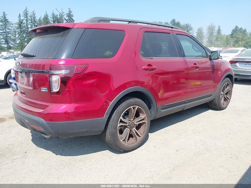 Vin: 1fm5k8gt3fga54886, lot: 46310233, ford explorer sport 20154