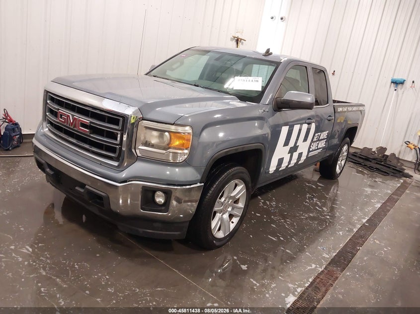 Vin: 1gtv2ueh1fz418125, lot: 46310284, gmc sierra 1500 sle 20152