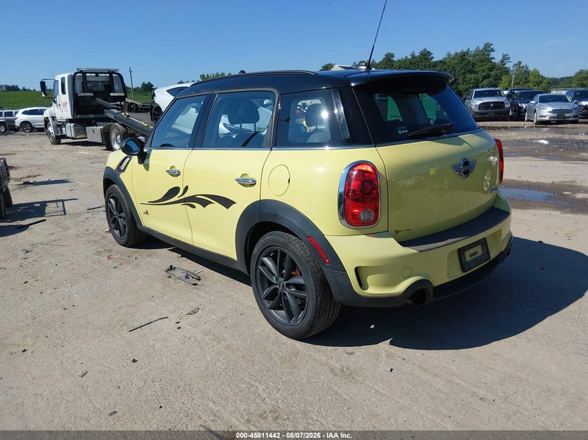 Vin: wmwzc5c51cwl59696, lot: 46310288, mini cooper s countryman 20123