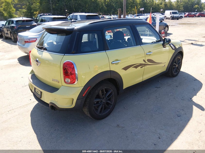 Vin: wmwzc5c51cwl59696, lot: 46310288, mini cooper s countryman 20124