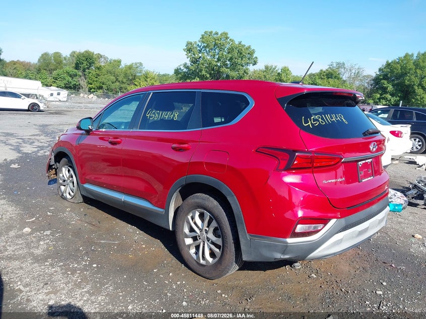 Vin: 5nms2cad4kh102099, lot: 46310294, hyundai santa fe se 20193
