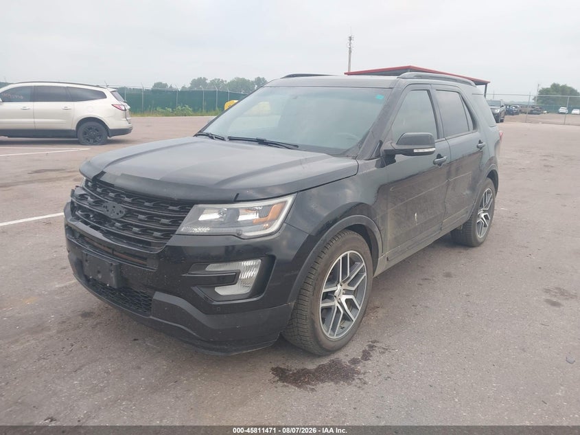 Vin: 1fm5k8gt9ggb33903, lot: 46310317, ford explorer sport 20162