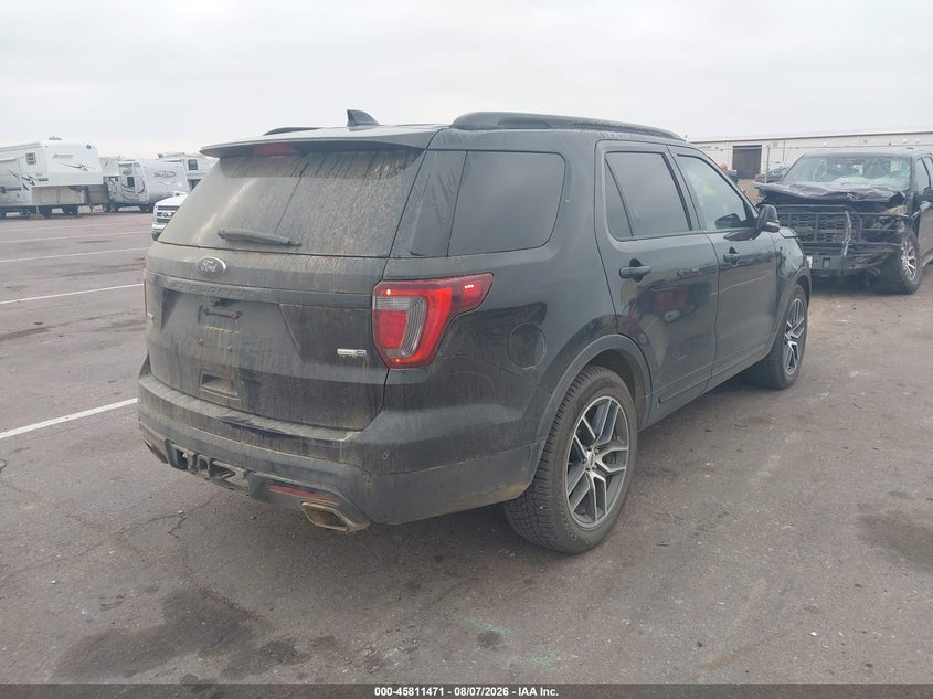 Vin: 1fm5k8gt9ggb33903, lot: 46310317, ford explorer sport 20164