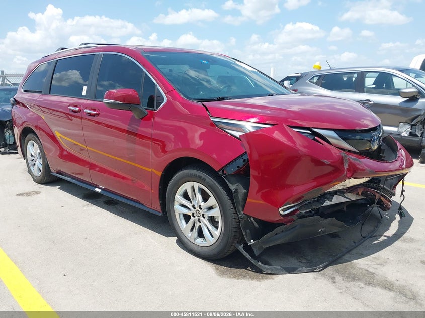 Vin: 5tdzskfc6ps100321, lot: 46310367, toyota sienna limited 2023 img_1