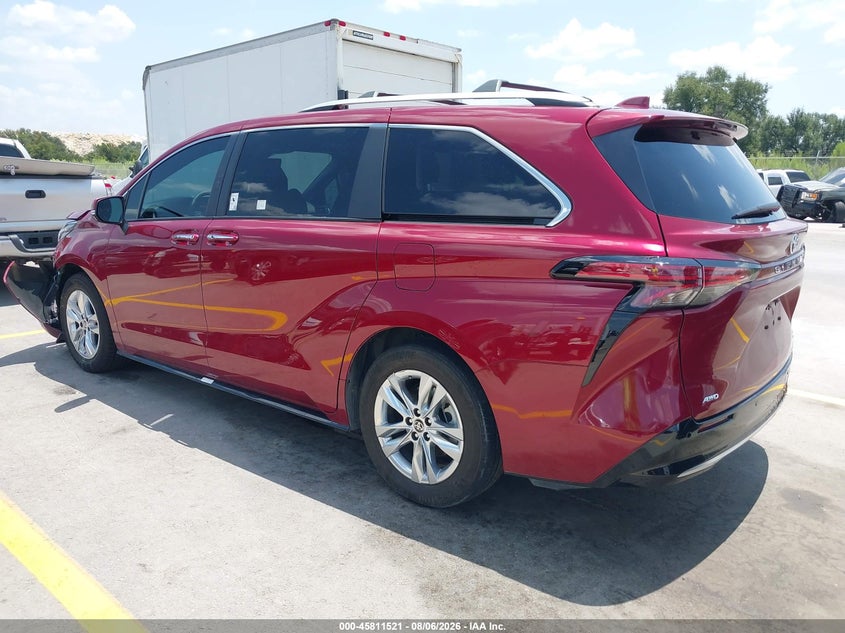 Vin: 5tdzskfc6ps100321, lot: 46310367, toyota sienna limited 20233