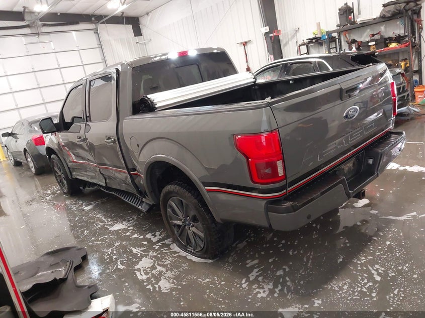 Vin: 1ftew1eg7jfb44286, lot: 46310402, ford f-150 lariat 20183