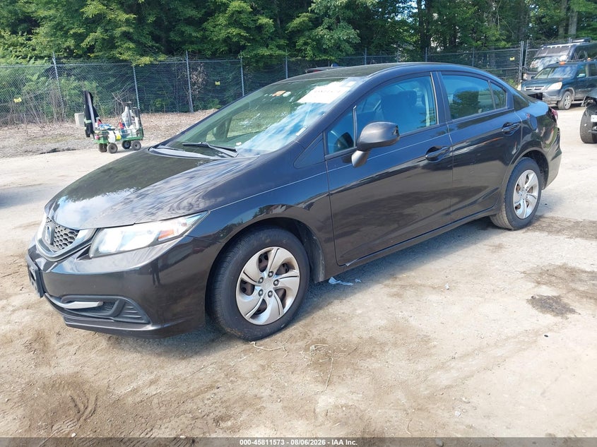 Vin: 2hgfb2f58dh582824, lot: 46310419, honda civic lx 20132