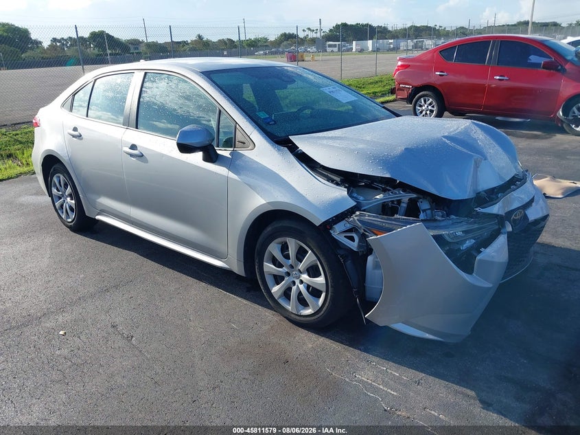 Vin: 5yfepmae2mp205687, lot: 46310425, toyota corolla le 2021 img_1