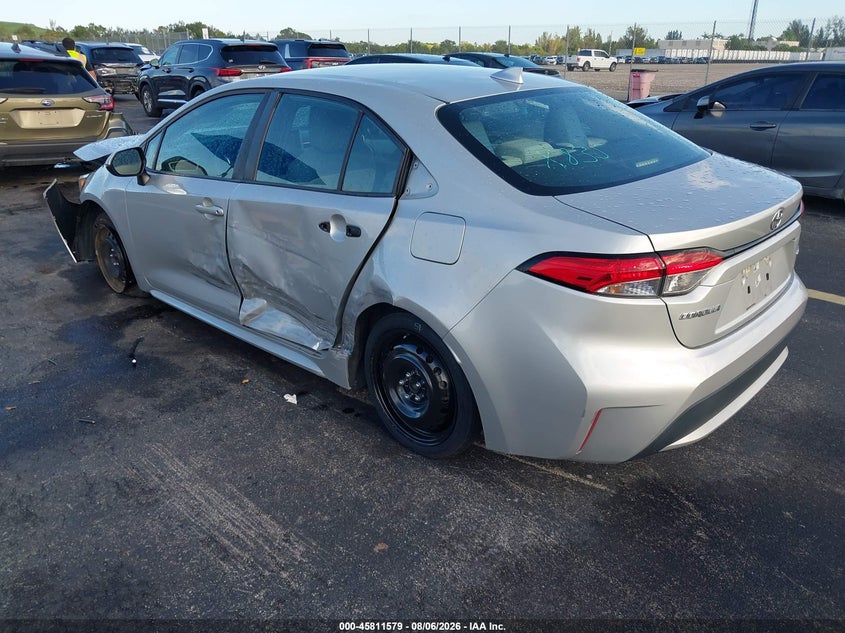 Vin: 5yfepmae2mp205687, lot: 46310425, toyota corolla le 20213