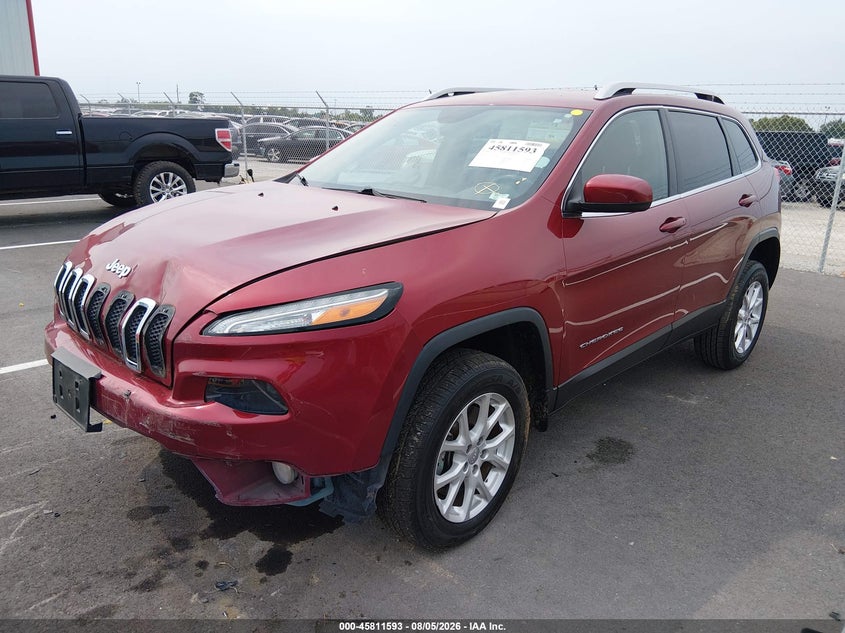 2014 Jeep Cherokee, Удар спереди, IAAI, VIN 1C4PJMCS5EW120168 — фото 2