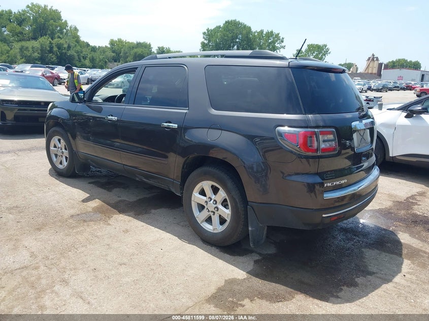 Vin: 1gkkvned6fj128558, lot: 46310445, gmc acadia sle-1 20153