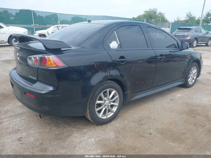 Vin: ja32u2fu8gu011753, lot: 46310448, mitsubishi lancer es 20164