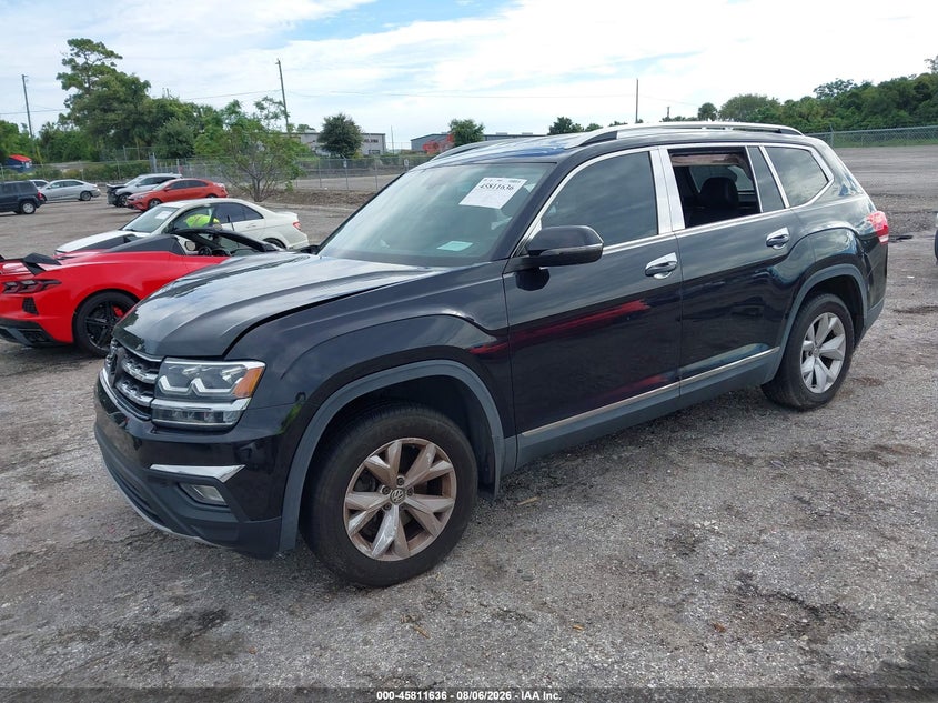 Vin: 1v2cp2ca8jc597177, lot: 46310482, volkswagen atlas 2.0t se 20182