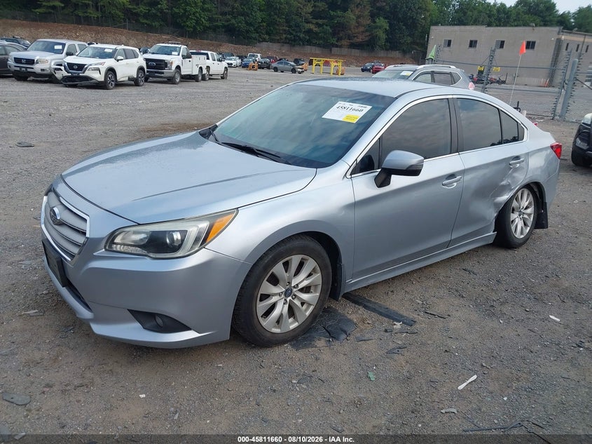 2015 Subaru Legacy, Left Rear, IAAI, VIN 4S3BNAF61F3046178 — photo 2