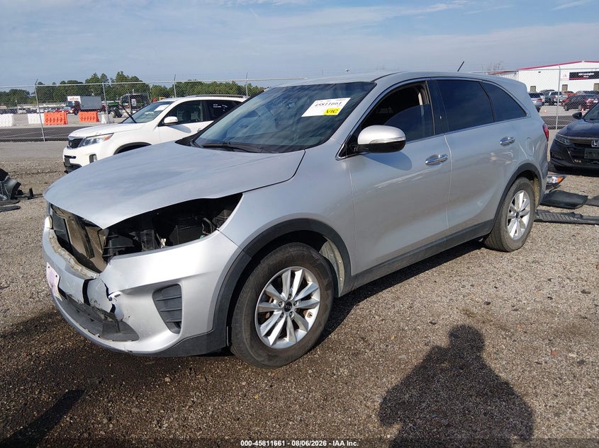 Vin: 5xypg4a5xkg554204, lot: 46310507, kia sorento 3.3l lx 20192