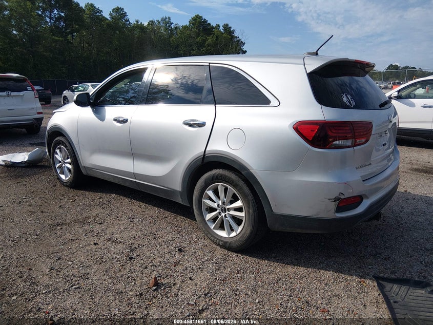 Vin: 5xypg4a5xkg554204, lot: 46310507, kia sorento 3.3l lx 20193