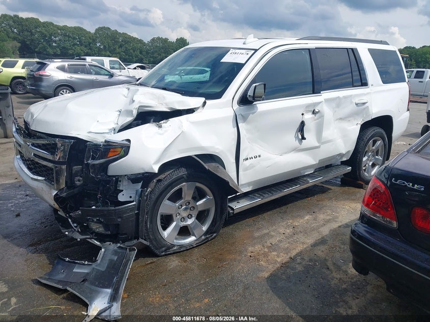 Vin: 1gnskbkc9hr331907, lot: 46310524, chevrolet tahoe lt 20172
