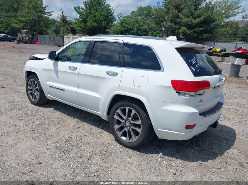 Vin: 1c4rjfcg6jc449277, lot: 46310539, jeep grand cherokee overland 4x4 20183