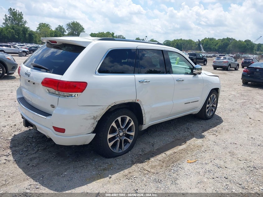 Vin: 1c4rjfcg6jc449277, lot: 46310539, jeep grand cherokee overland 4x4 20184