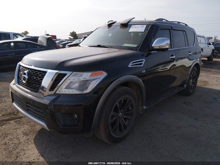 Vin: jn8ay2nd0h9002623, lot: 46310565, nissan armada platinum 20172